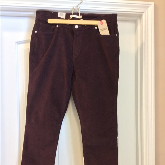 🆕Levi Classic midrise cords w32/l30, dark purple. - Picture 1 of 6